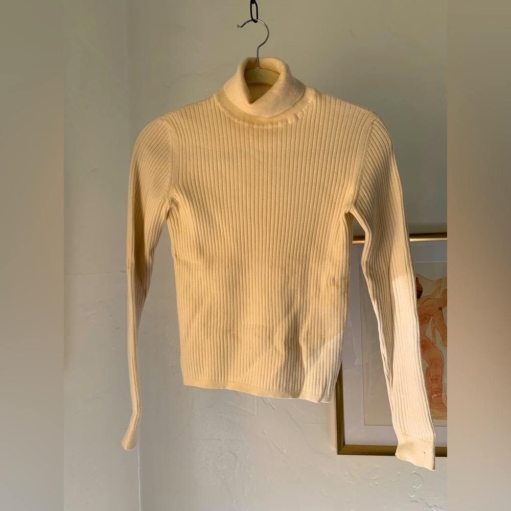 Celine cashmere blend turtle neck sweater